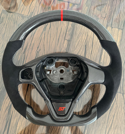 ANY VEHICLE CUSTOM CARBON FIBRE STEERING WHEEL